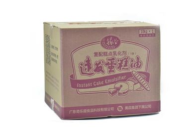 Στιγμιαία ζύμη γαλακτωματοποιητή κέικ σφουγγαριών τροφίμων για να παρατείνει τη ζωή του προϊόντος στο ράφι κέρινο στερεό 10kg/carton